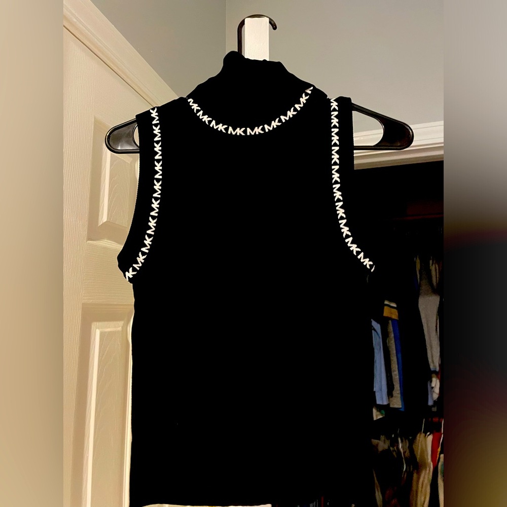 Michael Kors Black Sleeveless Top